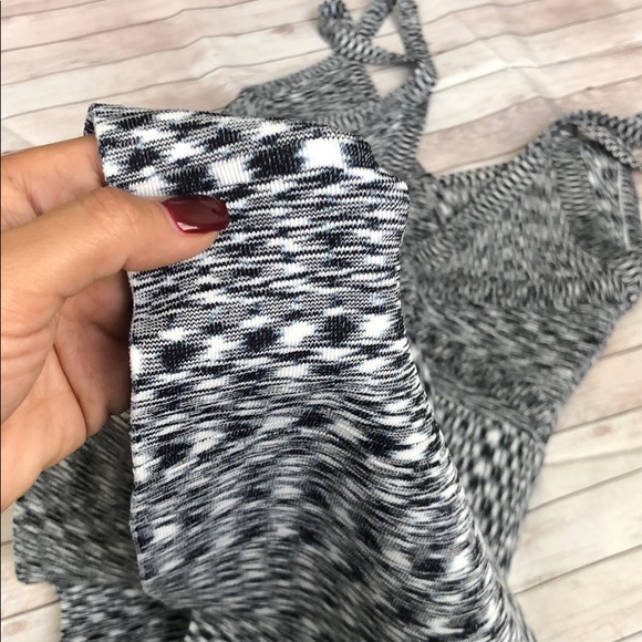 GUESS Double Strap Fit And Flare Bandage Dress - Picture 4 of 6